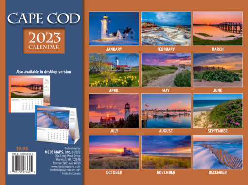 Cape Cod Calendar 2023 | Meds Maps Cape Cod